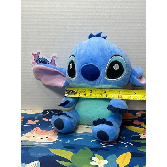 Disney Lilo & Stitch Blue Alien Plush Stuffed Animal Toy w/ Suction Cup - Picture 3 of 13